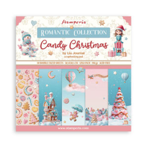 Papírkészlet 30,5*30,5 cm - Candy Christmas