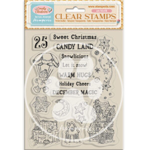 Szilikon nyomda 14*18cm - Candy Christmas Candy Land